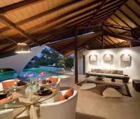 Вилла The Layar - 3 bdr , Гостиная и столовая